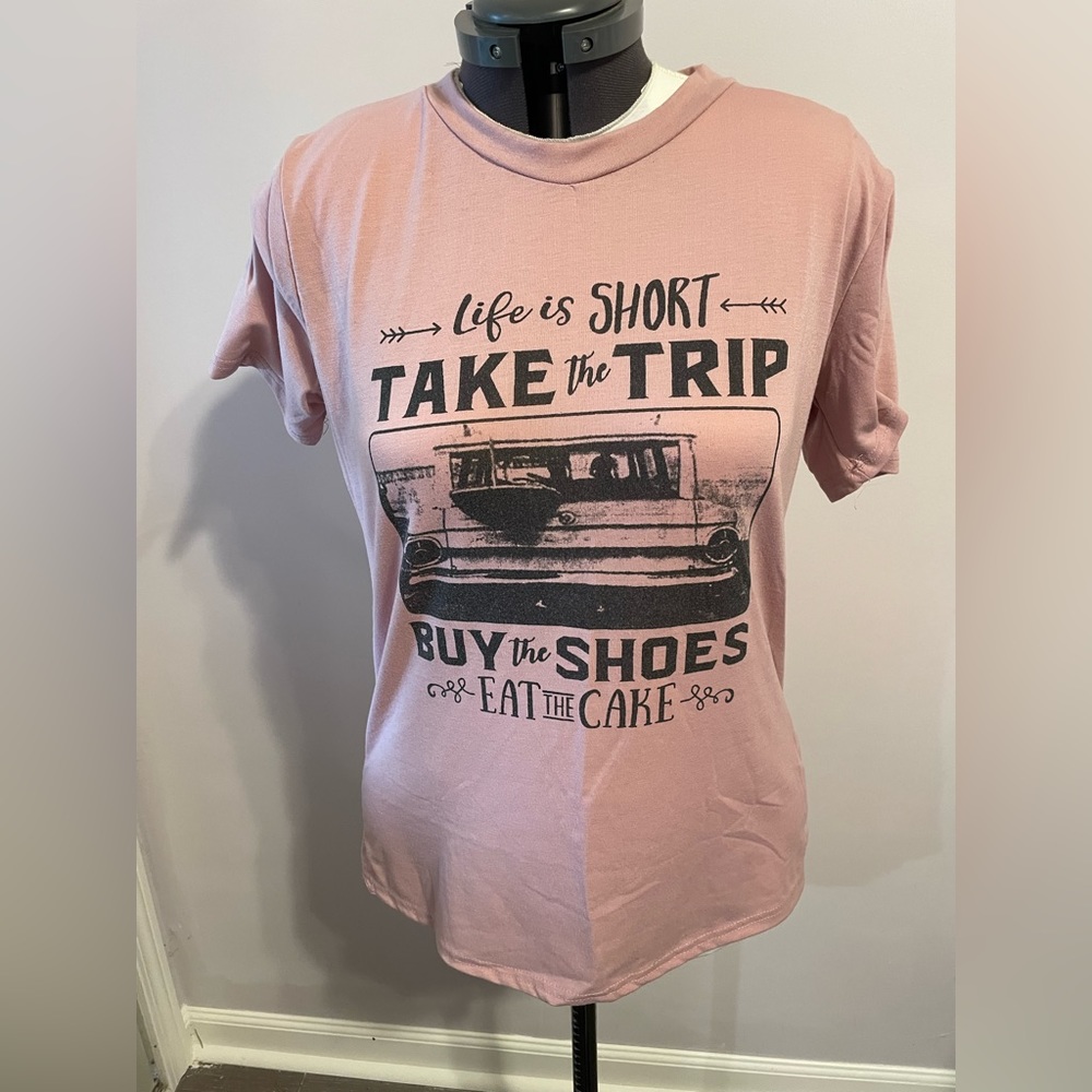 Pink Life is Short Tee